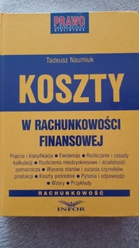 Koszty w rachunkowości finansowej T. Naumiuk