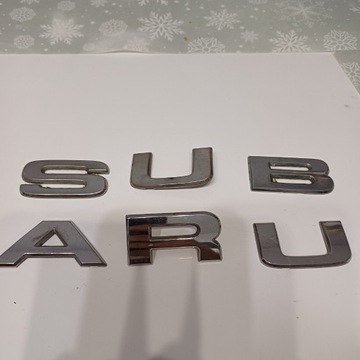 Subaru forester SF napis emblemat litery znaczek