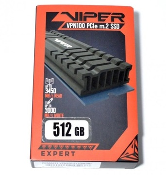 Dysk SSD Patriot Viper VPN100 PCIe m.2 512 GB