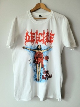 Deicide Once Upon The Cross biała koszulka t shirt