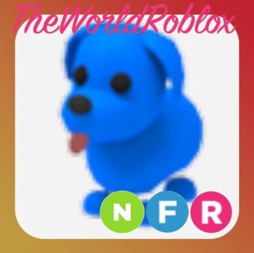 Roblox Adopt Me Blue Dog NFR