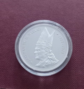 Medal Jan Paweł II Wielki Ag 925