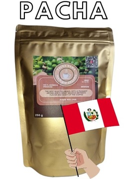 Kawa mielona 250g Peru Ameryka Południowa kawa