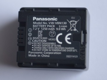 PANASONIC VW-VBN130 Akumulator Oryginał