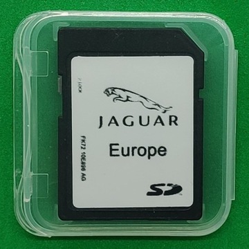 Mapa Europy karta SD dla Jaguar 