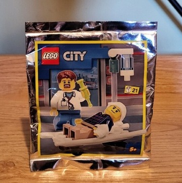 Lego City 952105 Lekarz plus pacjent klocki