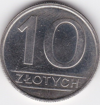 10 złotych - rok 1984