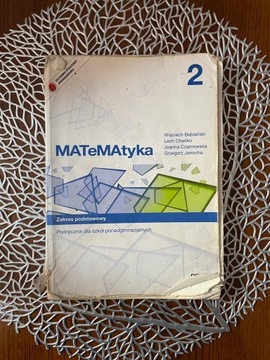MATeMAtyka 2, zakres podstawowy, podręcznik