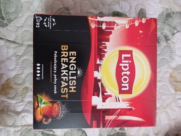 Nowa herbata Lipton english breakfast 92 torebki