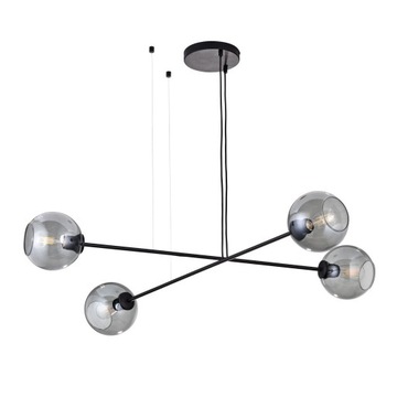 Lampa wisząca LIBRA TK Lighting 4x Metal Czarny