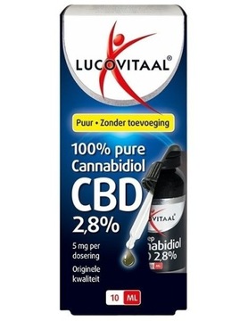   Lucovitaal 2,8% 10ml CBD Olej konopny