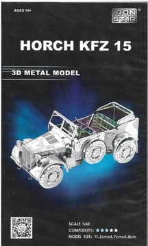 HORCH Kfz 15 -3 D metal. model 1:60- okazja !!