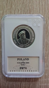 10zł.2005r.Mikołaj Rej- PR70