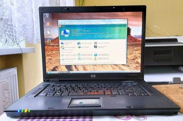 Laptop gotowy do pracy HP COMPAQ NX7400 + zasilacz