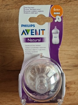 Smoczki Avent Natural 6m+