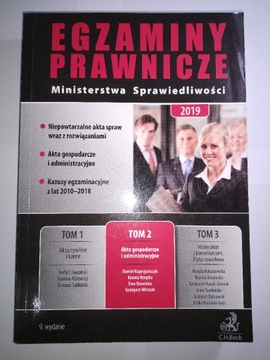 Egzaminy prawnicze Ministerstwa Sprawiedliwości 2