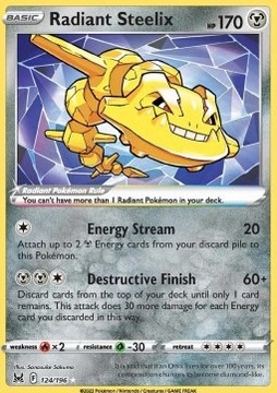 Radiant Steelix (LOR 124) Lost Origin 