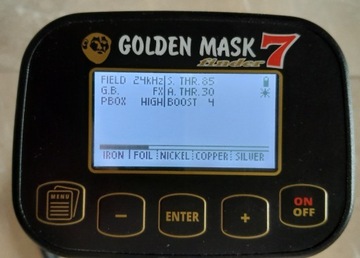 Detektor GOLDEN MASK 7 + cewka GM7