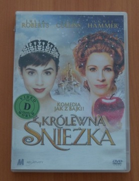 DVD  KRÓLEWNA ŚNIEŻKA Julia Roberts, Lily Collins