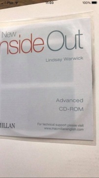 podręcznik New Inside Out Advanced C1 macmillan CD