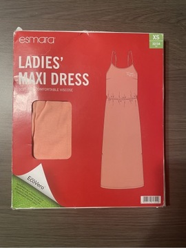 Długa sukienka na ramiączkach Esmara Xs