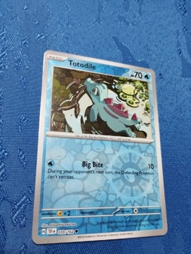 Totodile reverse Holo - Temporal Forces TEF