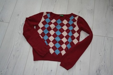 Sweter benetton 134 140 dziewczęcy tanio