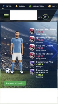 Footballteam Środ. Pomocnik 511ovr z bonusem +33%