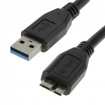 KABEL USB 1.2m do zewnętrznego dysku A - micro B