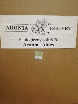 Sok Aronia - Aloes 100% NFC ekologiczny 3l 