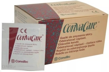 Convatec Gaziki  ConvaCare do zmywania. 30 sztuk 