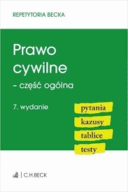 Prawo cywilne - część ogólna. Repetytorium