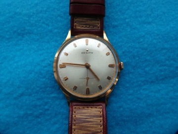 złoty zegarek zenith 18k