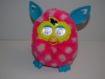 interaktywny furby 2015 różowy w kropki 