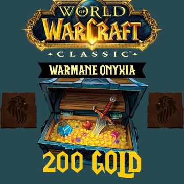 WoW GOLD 200G WARMANE ONYXIA SZYBKA WYSYŁKA