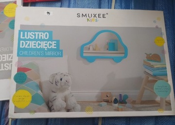 Lustro dziecięce autko Smukee Kids