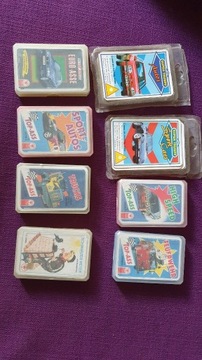 karty do gry z samochodami  z lat 90