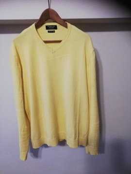 Sweter męski - żółty XXL