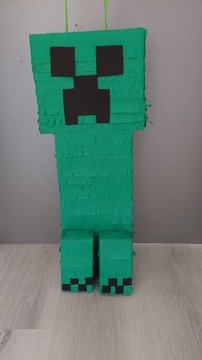 Piniata creeper minecraft urodziny jak z gry.kij 