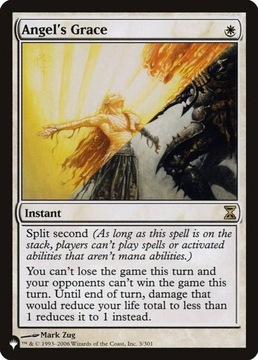 Angel's Grace Magic MTG You can't lose the game