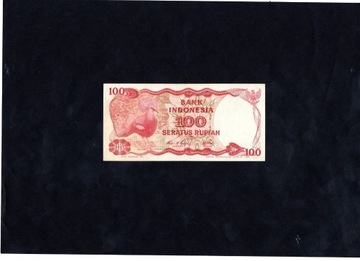 Indonezja 100 Rupi 1984 stan UNC - XF - Bankowy