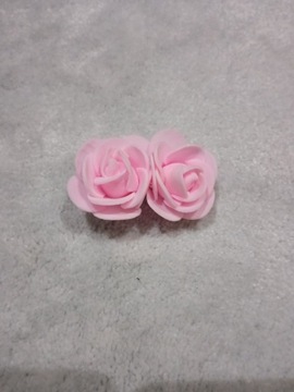 Spinki do włosów kwiaty różowe róże