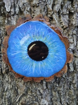 Oko obrazek akrylowy