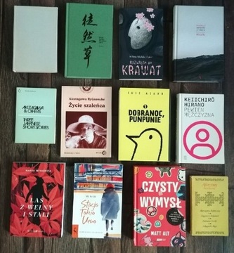Literatura japońska - pakiet 12 książek 