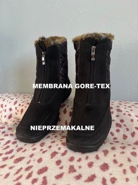 Ara Gore-tex H membrana damskie botki śniegowce 42