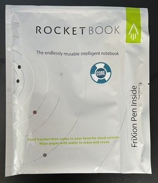 Planer notatnik Rocketbook Smart Zeszyt Black Core Executive