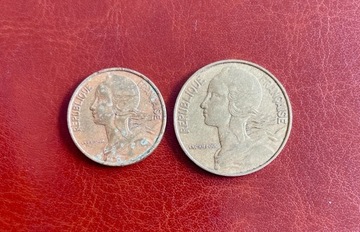Moneta,Francja,Marianne,10 20 centimes
