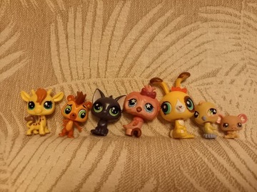 LPS Littlest Pet Shop 7 figurek 