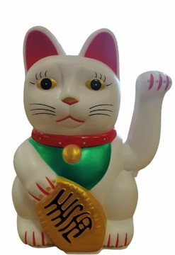 Japoński kot szczęścia Maneki-Neko nr. 6129