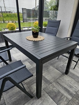 Stół ogrodowy, aluminiowy Lyra II